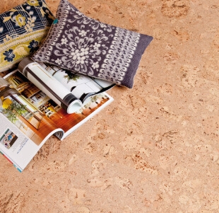 Cork floor coverings