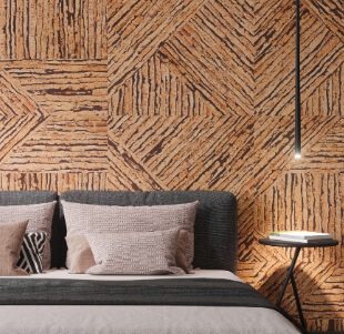 Cork wall coverings